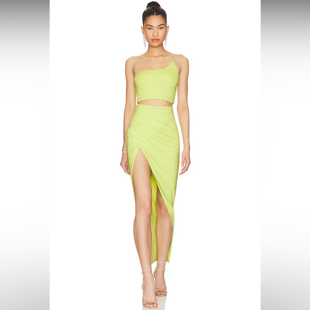 Revolve “Lydia” Maxi Skirt Set in Yellow - Size XS